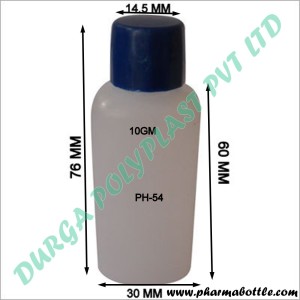 10GM FLAT DUSTING POWDER BOTTLE