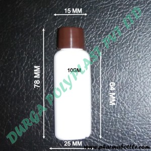 10GM ROUND DUSTING POWDER BOTTLE