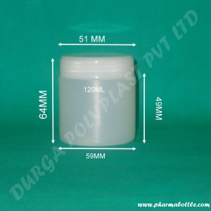 120ML HDPE CONTAINER