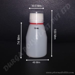 70ml Conical Dry syrup Bottle