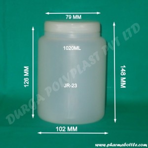 JR-23 1020ML ROUND JAR