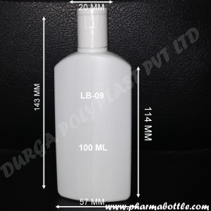 LB-09 100ml FLAT LOTION BOTTLE